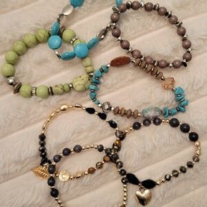 Elegant Beaded Bracelet Set